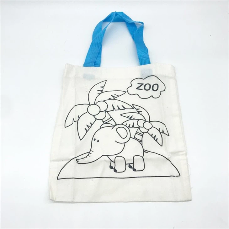 Canvas Bag For Children To Paint Or Graffiti